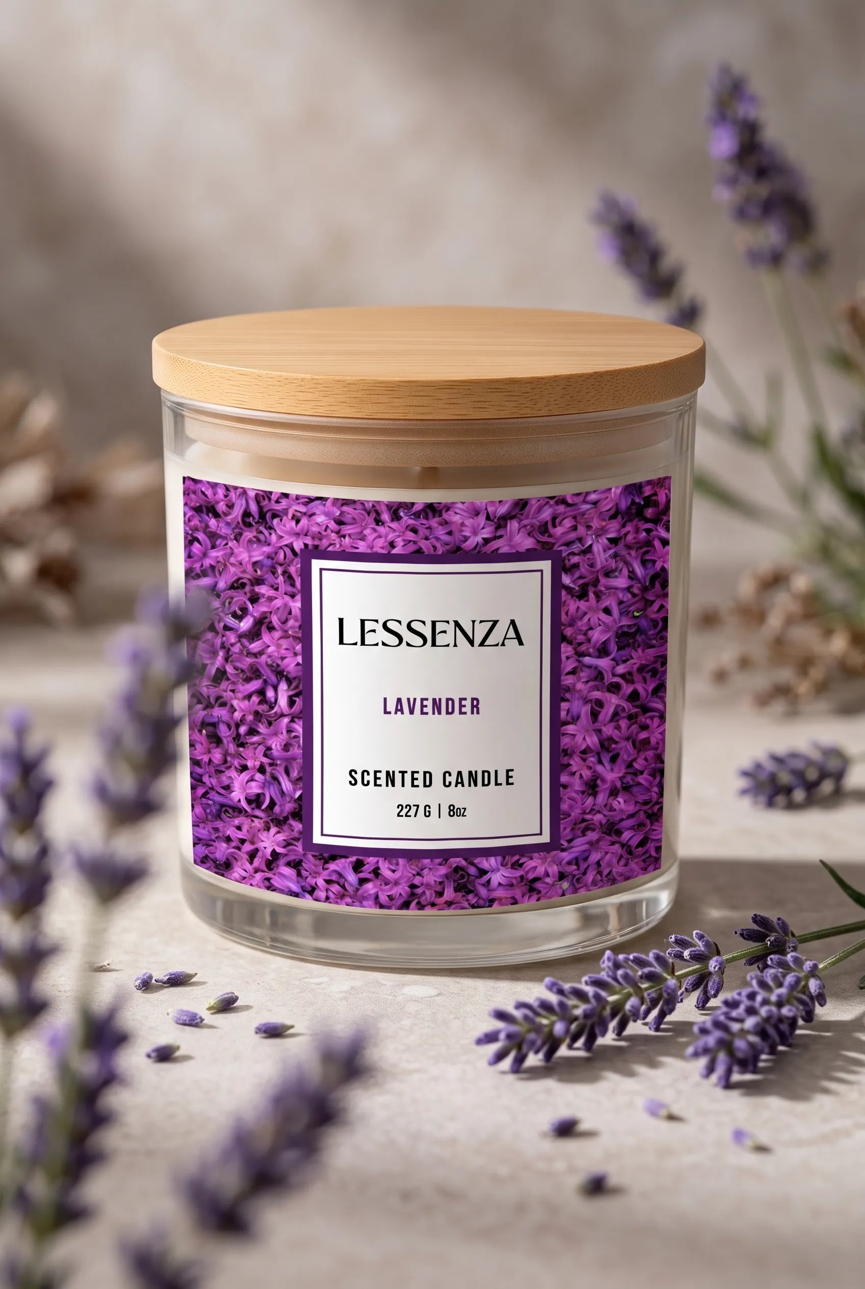 Lavender Scented Candle