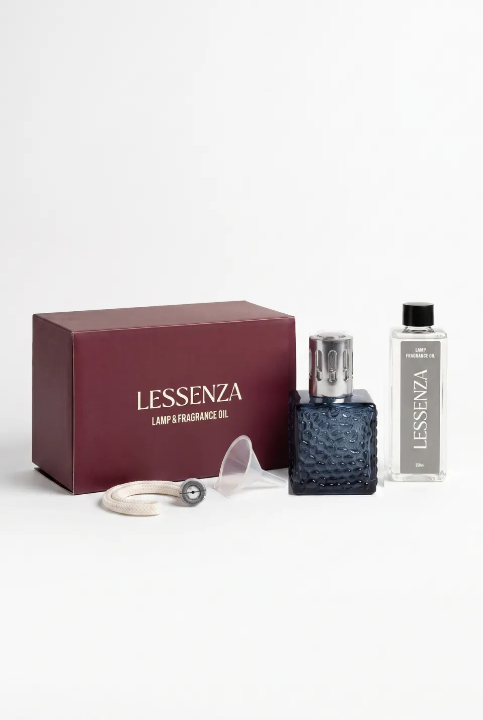 Droplet Noir Fragrance Lamp Gift Set with Midnight Opium