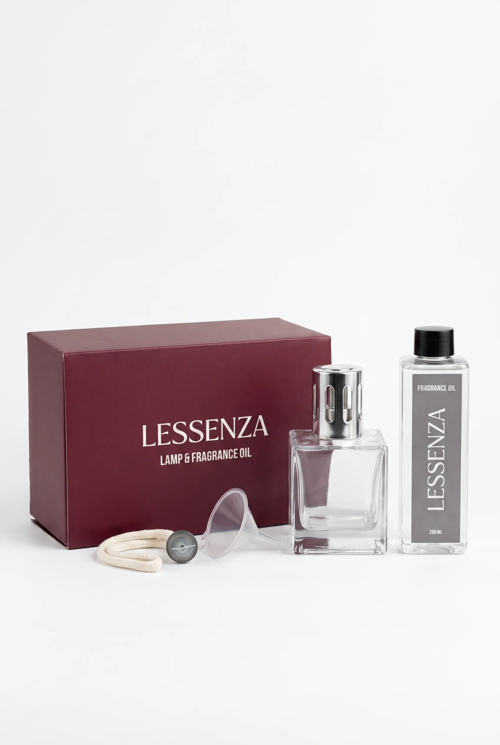 Cube Crystal Fragrance Lamp Gift Set with Precious Jasmine